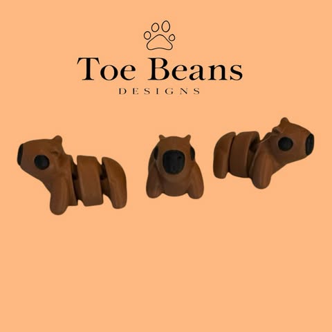 Articulated Capybara Fidget Toy