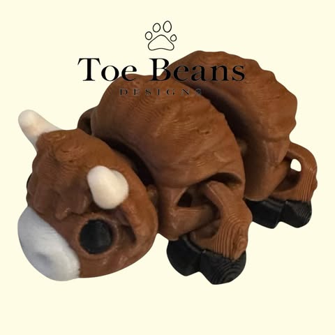 Articulated Highland Cow Fidget Toy