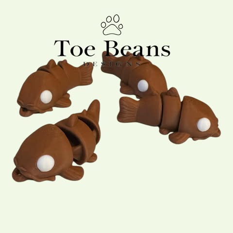 Articulated Catfish Fidget Toy